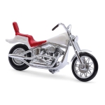 Busch 40154 - H0 - US Motorrad - weiß